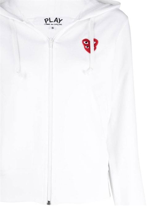 Felpa con applicazione logo ricamato COMME DES GARCONS | P1T2932